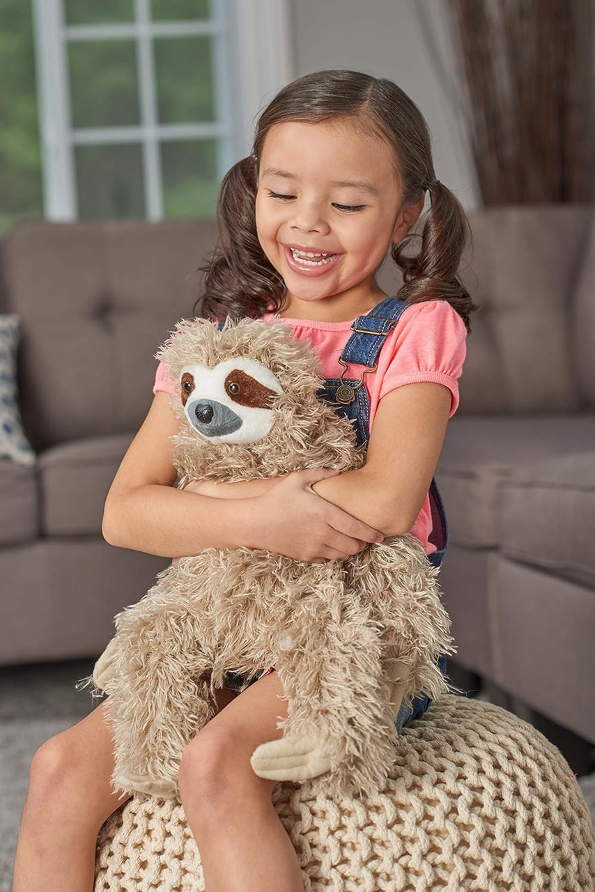 Wild Republic Cuddlekins Three Toed Sloth, Plush Soft Toy, 12