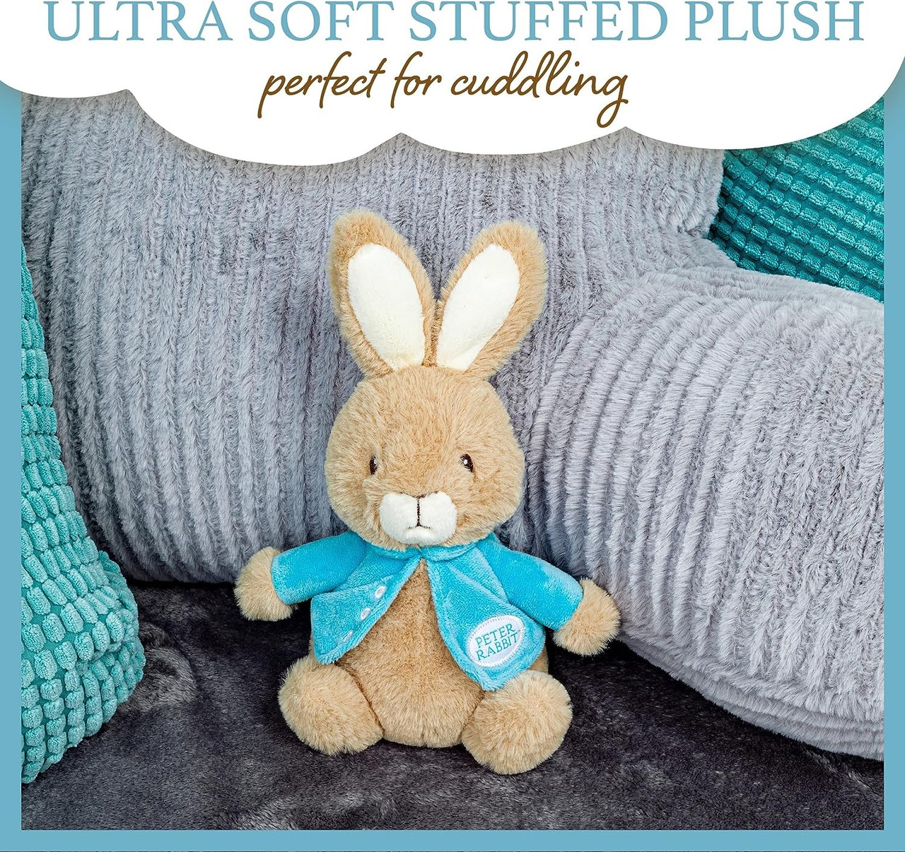 Peter Rabbit Stuffed Animal Plush Bunny, 9.5