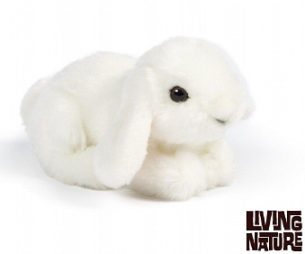 Living Nature Small White Bunny Rabbit, 8 display picture 1