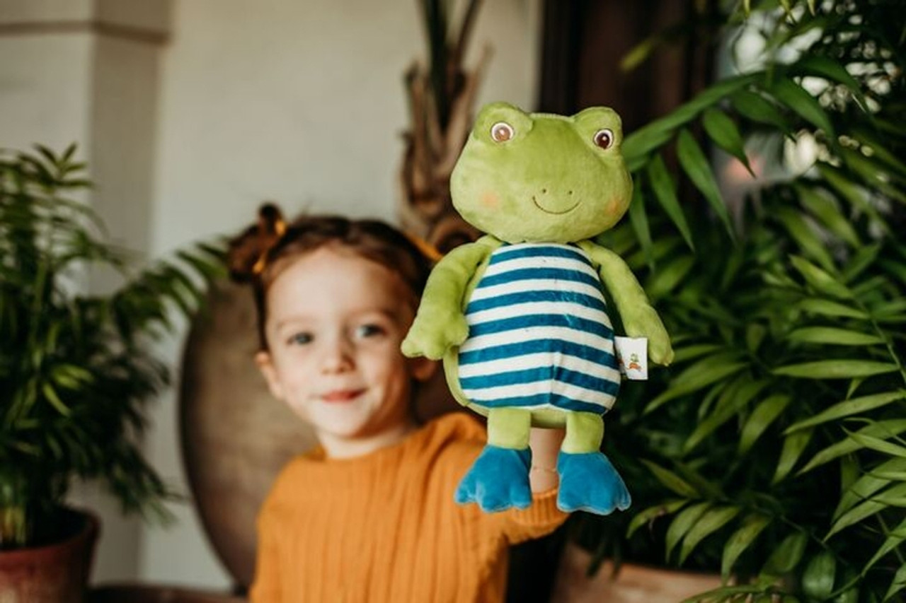 Bunnies By The Bay Plush Tadbit Froggie Stuffed Animal Frog, 6 - Little  Dreamers Pajamas