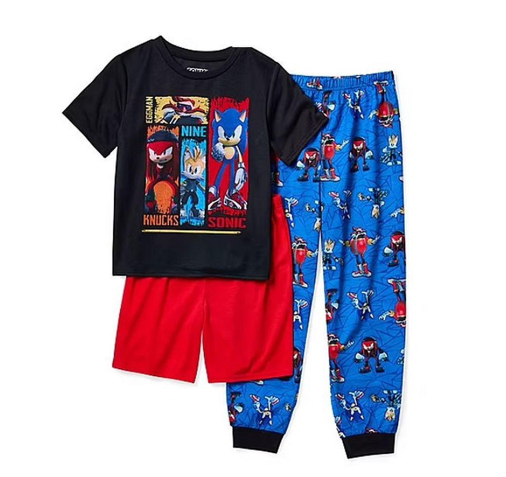 Sega Pajamas Sonic Pajamas Size Sonic Pajamas 4t Sonic The