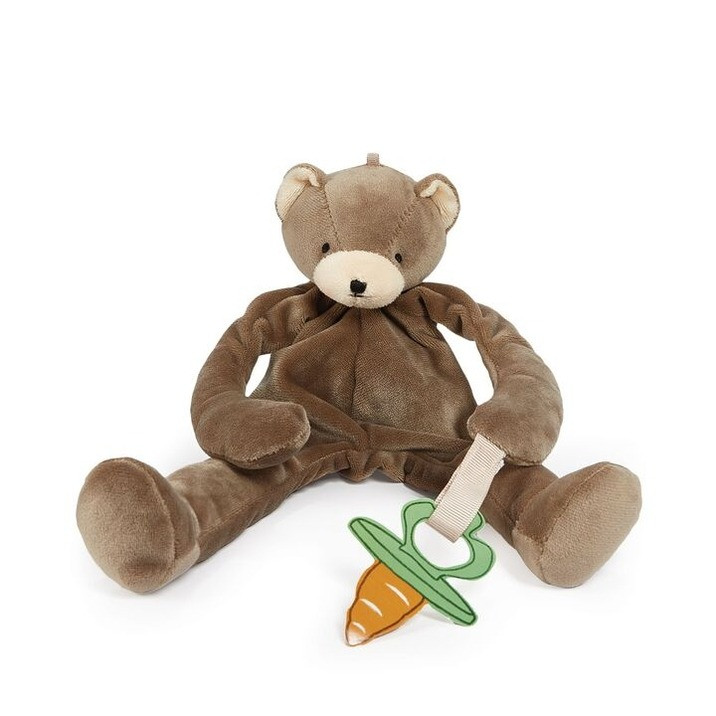 Teddy Bear Pacifier Holder Carter's Bear Lovey Baby Blanket