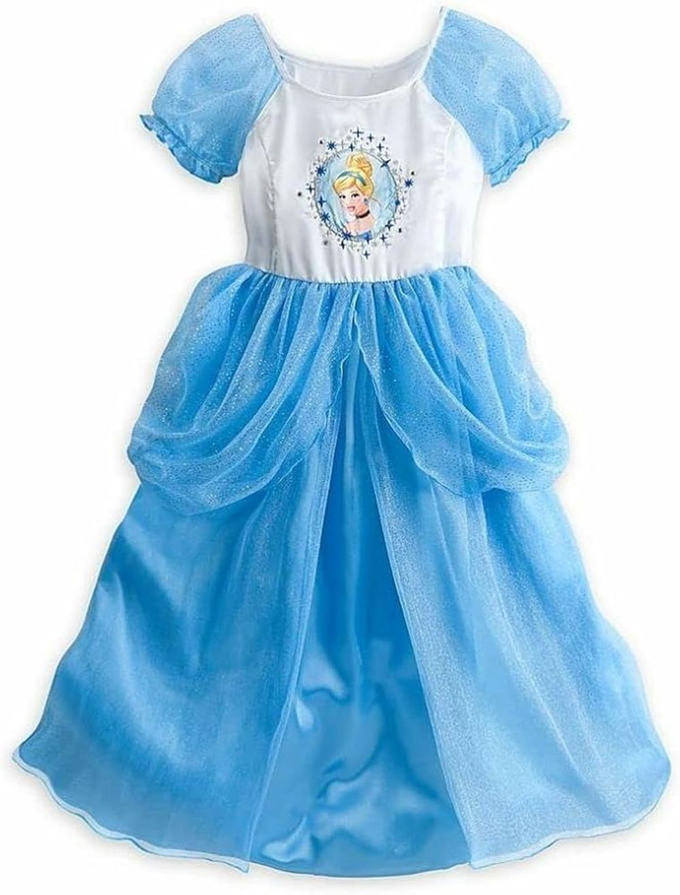 open lace back dress Posh Peanut Girl's Disney Tiana Twirl Dress in Green, 10Y-12Y, Viscose from Bamboo