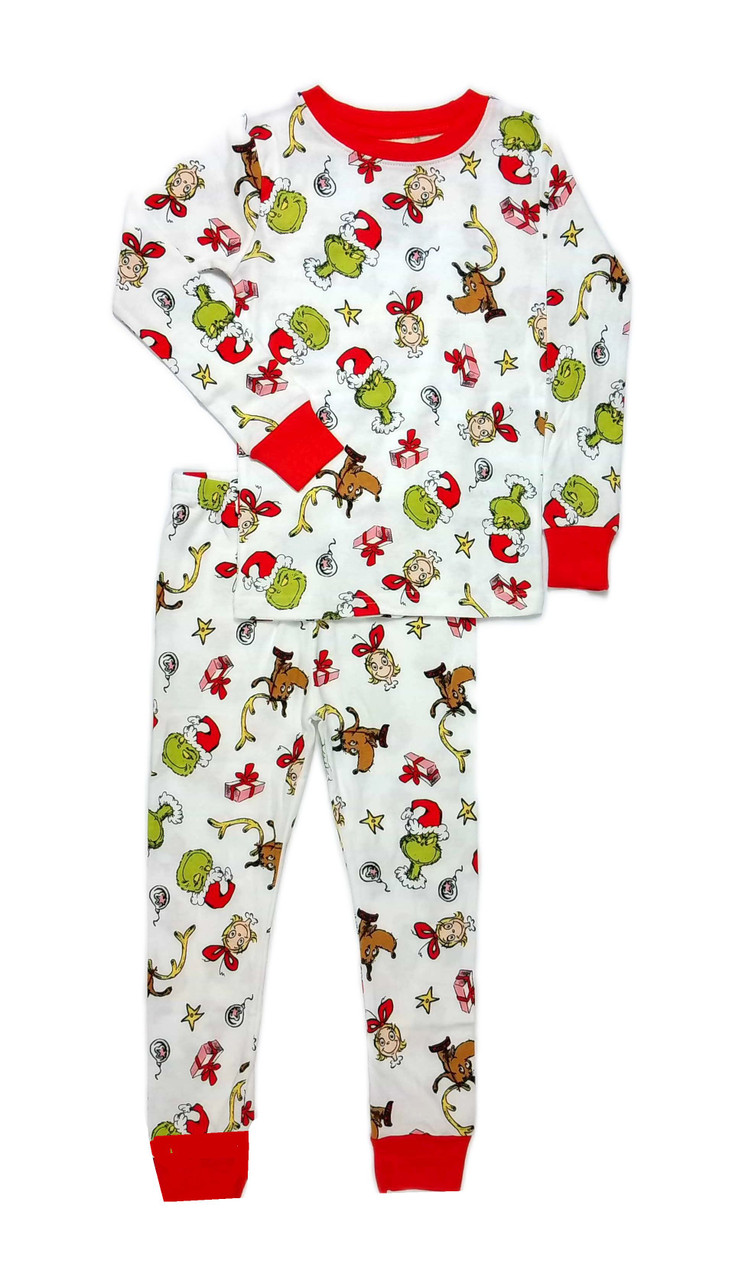 Pajama Set Grinch Jammies For Kids Pajama Sets Jcpenney Grinch