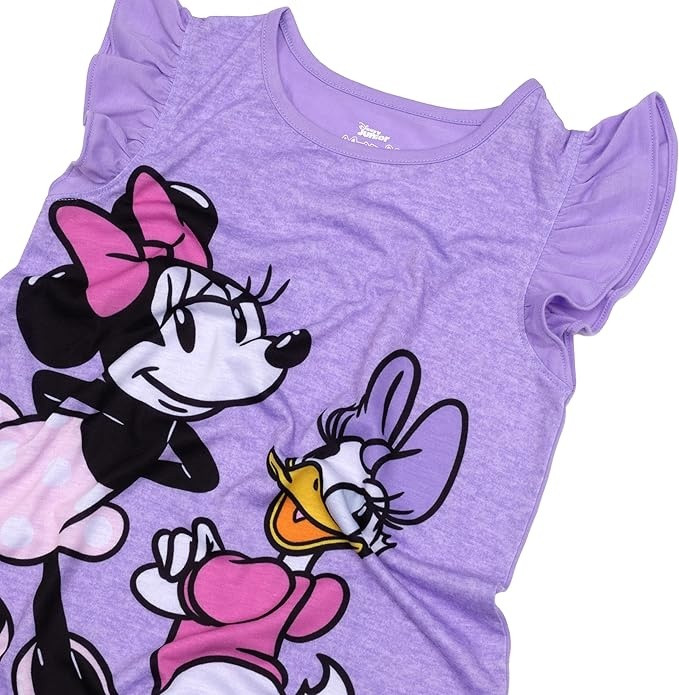 Disney Minnie Mouse and Daisy Duck Toddler Girl's Purple Character
