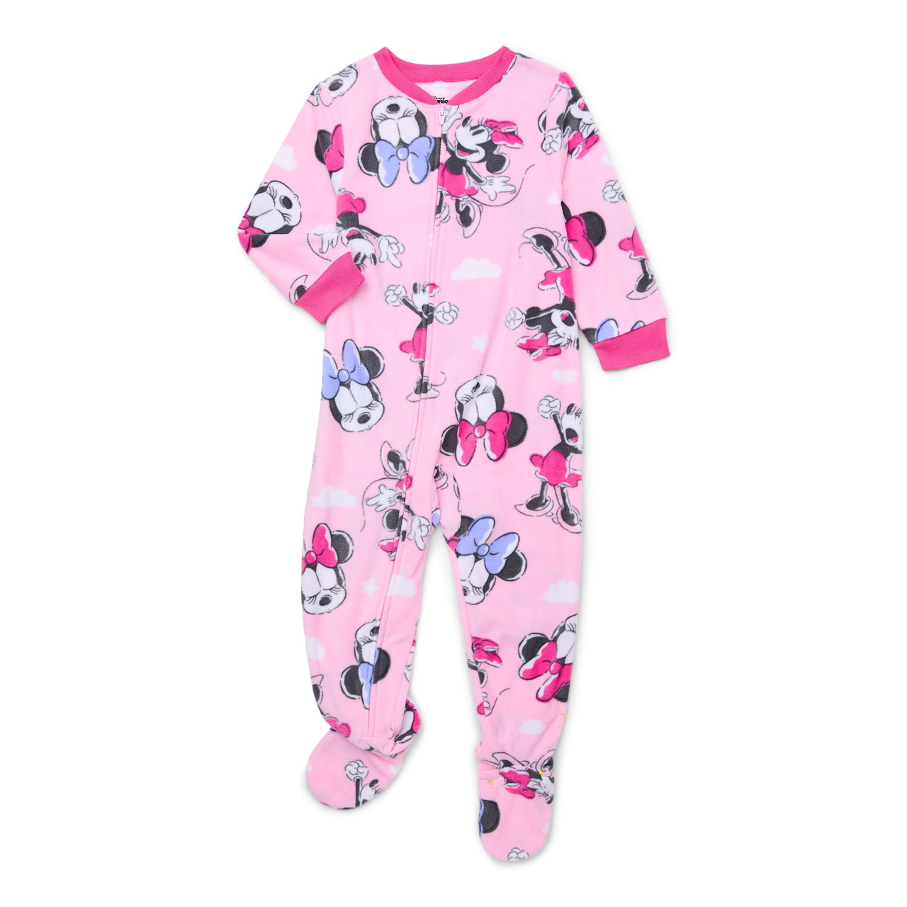 Newborn Minnie Mouse Footed Pajamas Minnie "Happy Christmas1