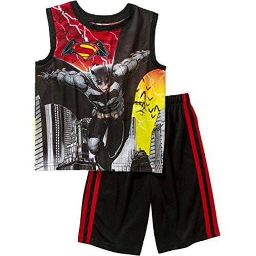 DC Comics Batman Versus Superman Boys Shorts Pajamas Set Dawn of Justice | Little Dreamers Pajamas