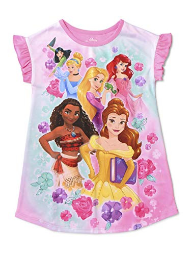 Disney Princess Toddler Girl's Mulan, Moana Nightgown, Satin Gown | Little Dreamers Pajamas