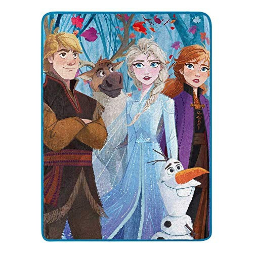 Northwest Disney Frozen 2 Fall Foliage Micro Raschel Throw Blanket | Little Dreamers Pajamas