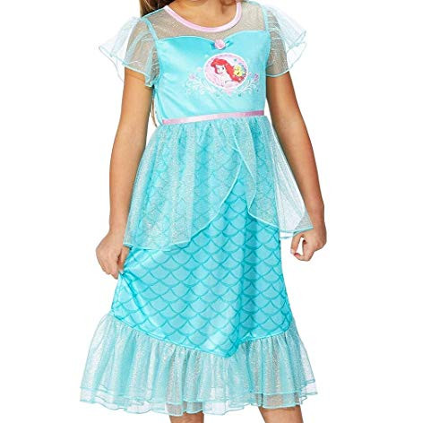Ariel Little Mermaid and Flounder Satin and Tulle Fancy Nightgown, Gown