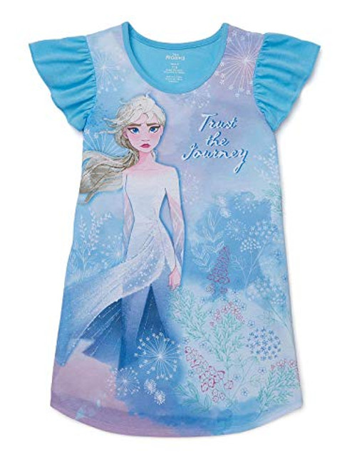 Disney Frozen Girl's Elsa Trust The Journey Nightgown, Gown
