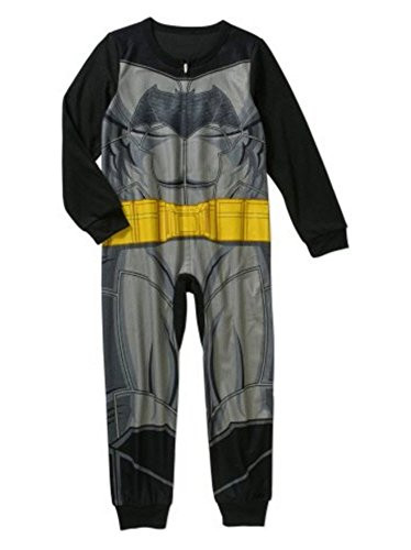 DC Comics Boy's Batman Fleece Footless Costume Pajama Sleeper | Little Dreamers Pajamas