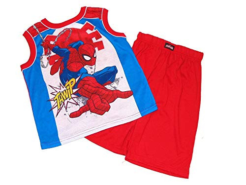 Spider-Man Boy's Hero Comic Pajama Tank and Shorts Set