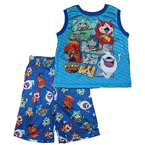 Yo-Kai Watch Boys Shorts Pajama Set, Size 6/7 | Little Dreamers Pajamas