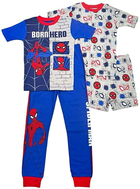 Spider-Man Kids' 4-piece Pajama Set