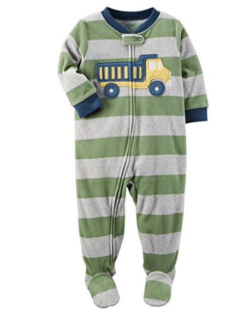 Carter s Toddler Boy s Blue Alligator Cotton Footed Pajama Sleeper