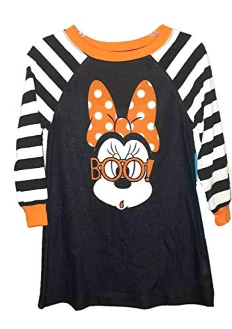 Minnie Mouse Halloween Boo Long-Sleeved Nightgown, Nightshirt, Size 4