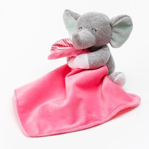 Carters Plush Elephant & Pink Security Blanket