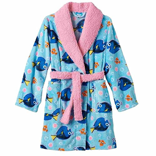 Girl's Finding Dory, Nemo Plush Luxe Fleece Sherpa Robe, Bathrobe