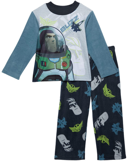 Buzz Lightyear Space Ranger Toy Story Boy's Fleece Pajama Set