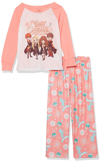 Harry Potter Girl's 'Stand Together' 2-Piece Polyester Pajama Set Harry Potter Girl's 'Stand Together' 2-Piece Polyester Pajama Set