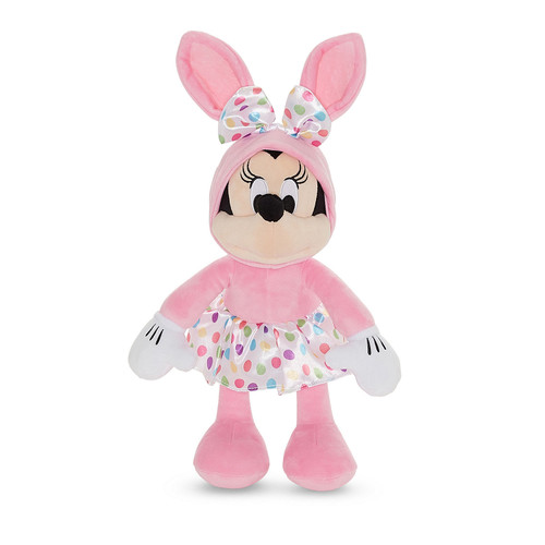 Disney Collection Easter Pink Polka Dot Minnie Mouse Plush Doll