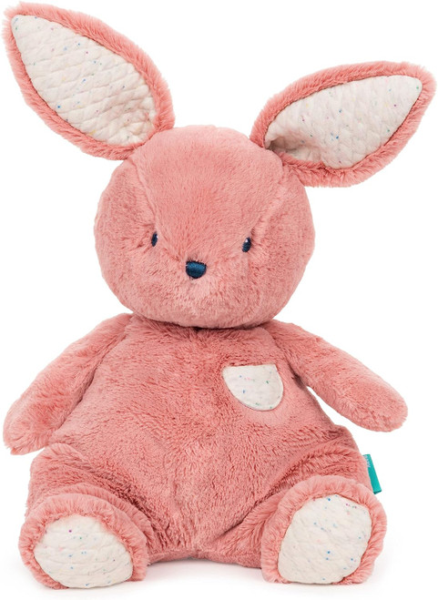 GUND Oh So Snuggly Bunny Plush, Dusty Rose Pink, 12.5 in | Little Dreamers Pajamas