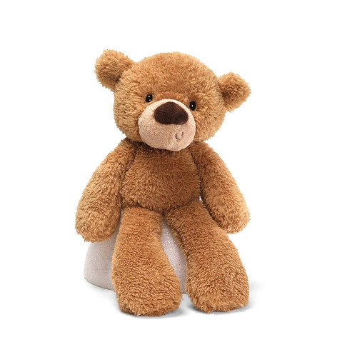 Gund Fuzzy Bear in Beige, 13.5" Stuffed Teddy