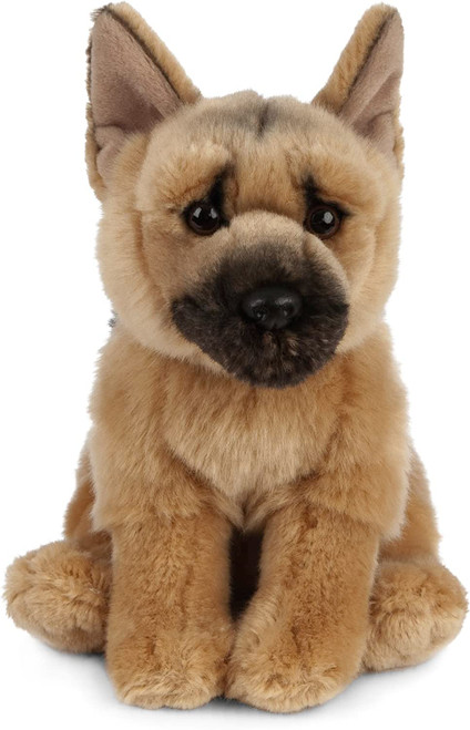 Living Nature German Shepherd Plush Toy, GSD Dog 8" | Little Dreamers Pajamas