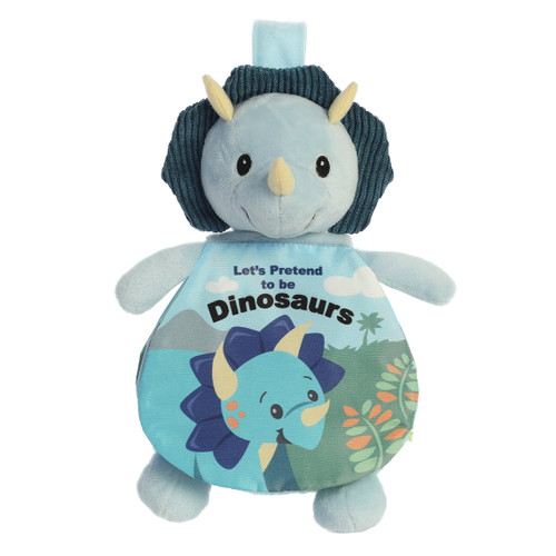 ebba Story Pals Soft Books 9" Let's Pretend To Be Dinosaurs, Baby Toddler Book | Little Dreamers Pajamas