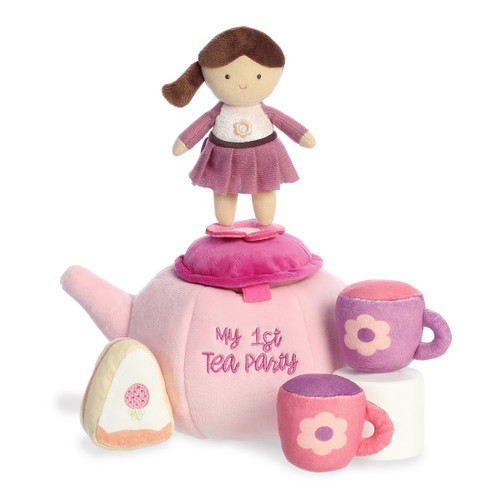 ebba Baby Talk 9" My Lil Tea Party with Doll Set, Baby, Toddler Plush Toys