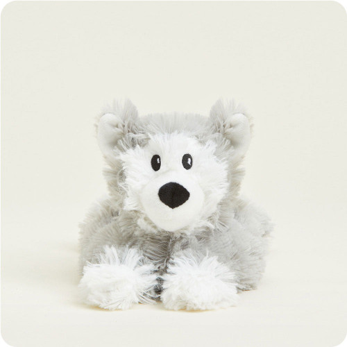 Warmies Junior Husky Puppy Dog Microwavable Plush Toy Comfort Warmer | Little Dreamers Pajamas