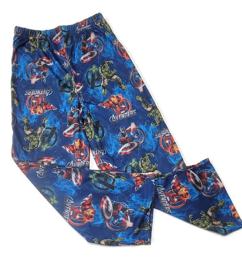 Marvel Avengers Cpt. America, The Hulk, Iron Man Pajama Lounge Pants, Size 8 | Little Dreamers Pajamas