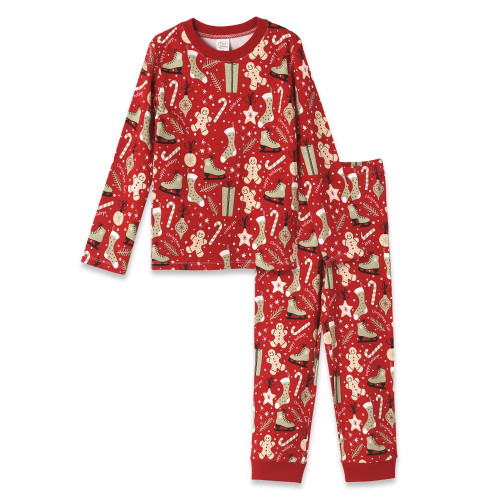 Tesa Babe Boutique Christmas Gingerbread Bamboo Cotton Pajama Set | Little Dreamers Pajamas