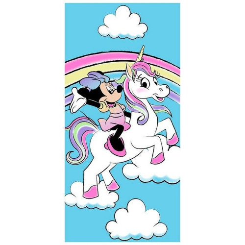 Minnie Mouse Unicorn Character Beach, Bath or Pool Towel, 28" X 58"