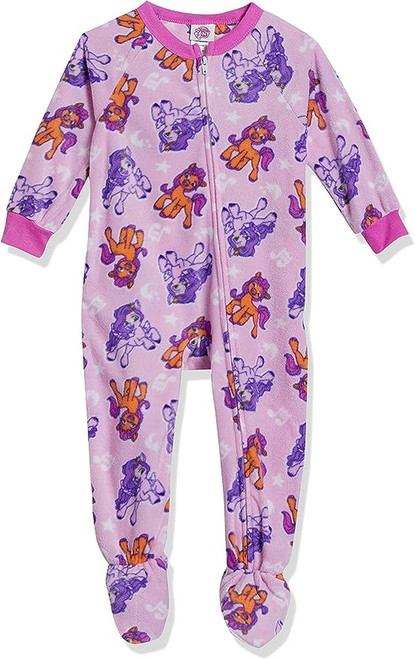 My Little Pony Sunny Starscout and Pipp Petals Fleece Footed Pajama Sleeper | Little Dreamers Pajamas