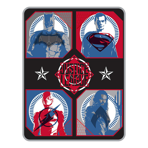 Justice League Team Assembled Throw | Little Dreamers Pajamas