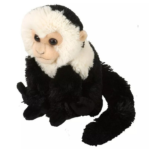 Wild Republic Capuchin Monkey, Stuffed Animal, Plush Toy, Cuddlekins 8 Inches