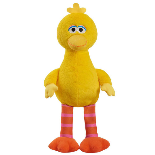 Sesame Street Plush Soft Big Bird, 17" Large Stuffed Animal, by Just Play