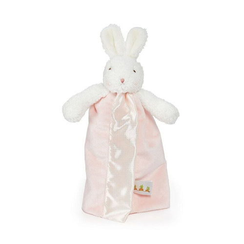 Bunnies By The Bay Blossom Bunny Bye Bye Buddy Pink, 11" Baby Lovey Blanket