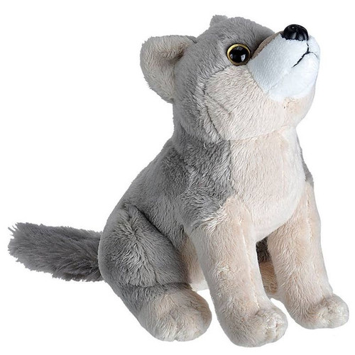 Wild Calls Wolf Stuffed Animal 7" Plush Sound Toy