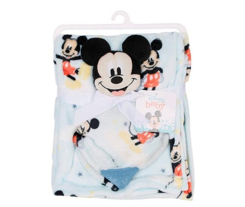 Disney Mickey Mouse Baby Blanket and Plush Lovey, Security Blanket Set