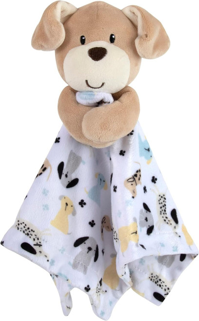 Baby Essentials Baby Girl's Boy's Plush Puppy Dog Security Blanket, Lovey