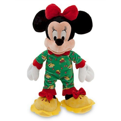 Disney Minnie Mouse Plush , Cherry Pie Holiday Pajamas, 16 inches | Little Dreamers Pajamas