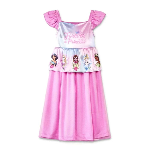 Disney Princess Toddler Girl's Forever a Princess Pastel Floral Nightgown, Gown | Little Dreamers Pajamas