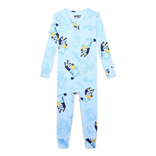 Bluey and Bingo Toddler Boy's, Girl's Lightweight Viscose Pajama Sleeper | Little Dreamers Pajamas