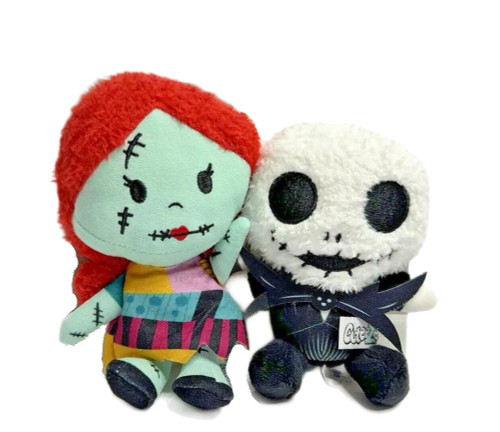 Disney Jack Skellington and Sally NBC Plush Cuteez Set, Kids Preferred | Little Dreamers Pajamas