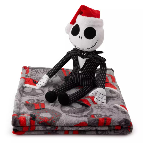 Santa Jack Skellington Nightmare Before Christmas Plush and Blanket Throw | Little Dreamers Pajamas