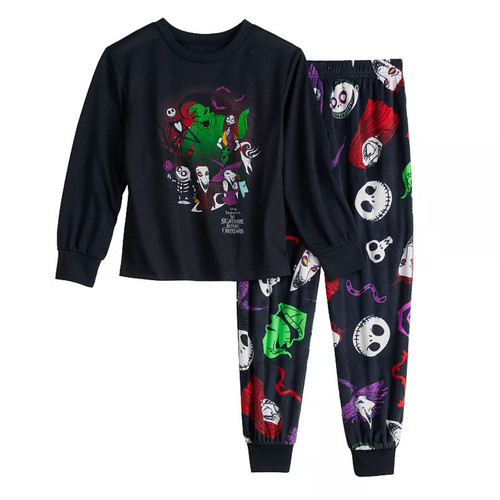 Nightmare Before Christmas Jack, Sally and Zero Kids Character Pajama Set | Little Dreamers Pajamas