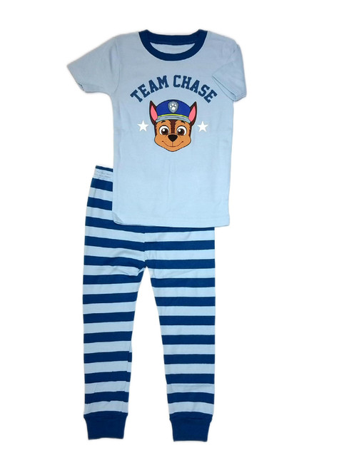 Paw Patrol Chase Toddler Boy's Short-Sleeved Character Pajama Set | Little Dreamers Pajamas